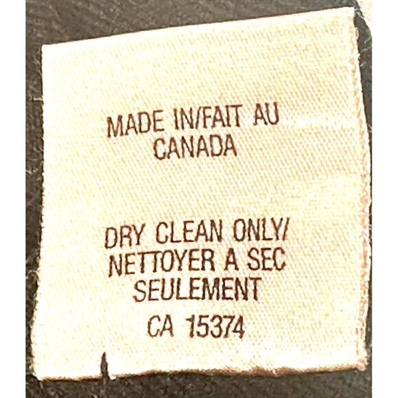 VTG X-L Hombre Wide Leg Wool Dress Pants Women L Black Pleated Zip Up Pockets - Picture 11 of 13